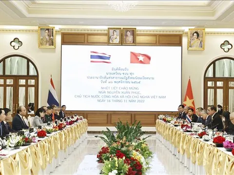 Chủ tịch nước kết thúc chuyến thăm chính thức Thái Lan và tham dự Tuần lễ Cấp cao APEC 2022