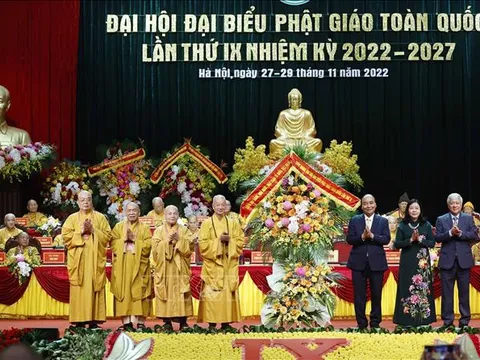 Chủ tịch nước: Phát huy truyền thống yêu nước, đồng hành cùng dân tộc của Phật giáo Việt Nam