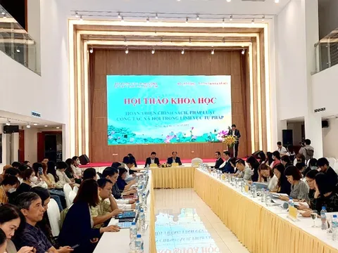 Hoàn thiện chính sách, pháp luật công tác xã hội trong lĩnh vực tư pháp