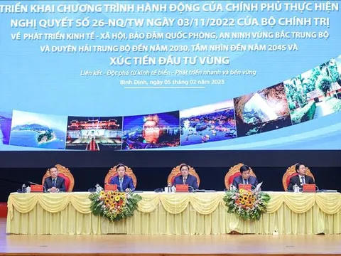 Thủ tướng chủ trì Hội nghị về phát triển vùng Bắc Trung Bộ và duyên hải Trung Bộ