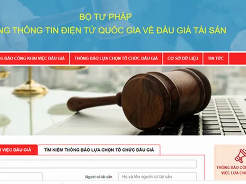 Đề xuất sửa đổi, bổ sung quy định tổ chức đấu giá bằng hình thức trực tuyến