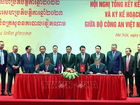Công an Việt Nam - Campuchia phối hợp hiệu quả trong đấu tranh phòng, chống tội phạm