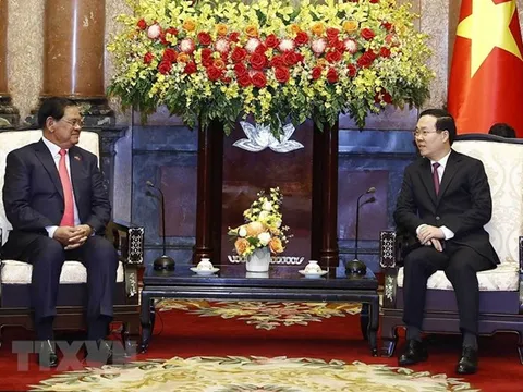 Chủ tịch nước Võ Văn Thưởng tiếp Phó Thủ tướng Campuchia