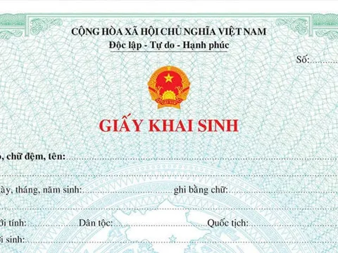 Thủ tục làm giấy khai sinh mới nhất