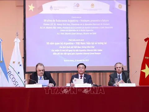 Bài phát biểu của Chủ tịch Quốc hội tại sự kiện kỷ niệm 50 năm quan hệ ngoại giao Việt Nam - Argentina