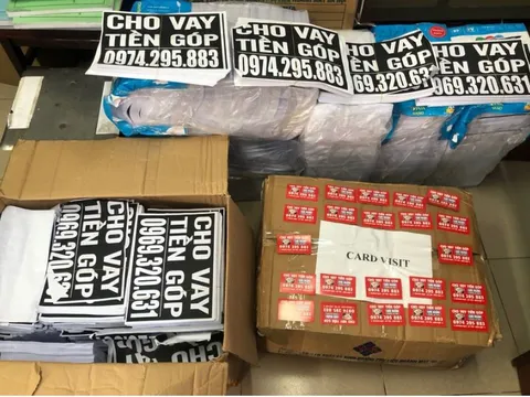 Bắt nhóm đối tượng cho vay với lãi suất lên đến 695%/năm