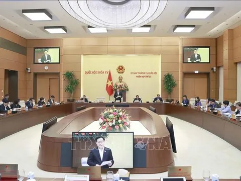 Ngày 9/5 khai mạc Phiên họp thứ 23 Ủy ban Thường vụ Quốc hội