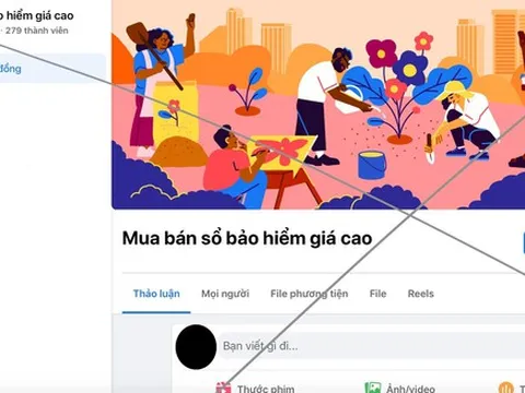 Cảnh báo mua bán sổ BHXH trên mạng xã hội