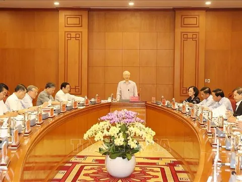 Tổng Bí thư Nguyễn Phú Trọng chủ trì họp Thường trực BCĐ Trung ương về phòng, chống tham nhũng, tiêu cực