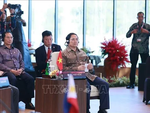 Thủ tướng Phạm Minh Chính dự, phát biểu tại phiên họp hẹp với lãnh đạo các nước ASEAN
