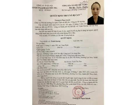 Truy nã 'nữ quái' vận chuyển ma túy từ Đức về Việt Nam