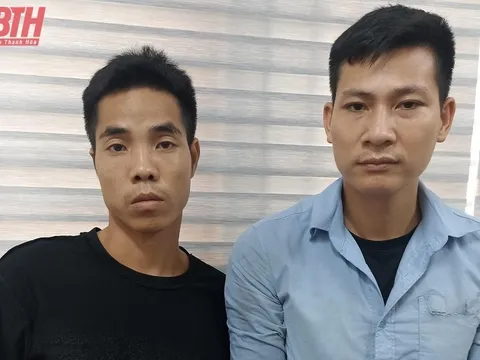 Bắt 2 đối tượng thực hiện nhiều vụ trộm cắp tại các siêu thị ở Thanh Hoá