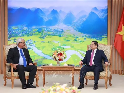 Thủ tướng Phạm Minh Chính tiếp Bộ trưởng Bộ Tư pháp Cuba