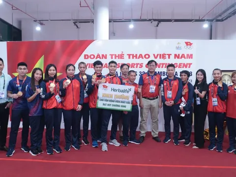 Herbalife Việt Nam thưởng nóng cho các vận động viên đạt Huy chương Vàng tại SEA Games và ASEAN Para Games 32