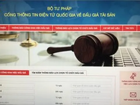 Sửa quy định đấu giá trực tuyến