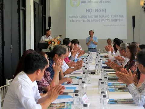 Hội Luật gia Cụm các tỉnh duyên hải miền Trung và Tây Nguyên sơ kết công tác thi đua 6 tháng đầu năm