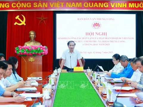 Công tác dân vận hướng về cơ sở, chăm lo và bảo vệ lợi ích hợp pháp của người dân