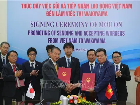 Việt Nam - Nhật Bản thúc đẩy hợp tác về lao động, việc làm
