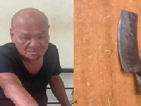 Tạm giữ hình sự đối tượng phóng dao vào ô tô giữa phố Hà Nội