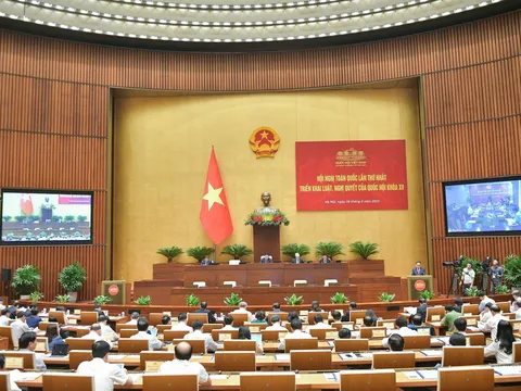 Khai mạc Hội nghị toàn quốc lần thứ nhất triển khai luật, nghị quyết của Quốc hội