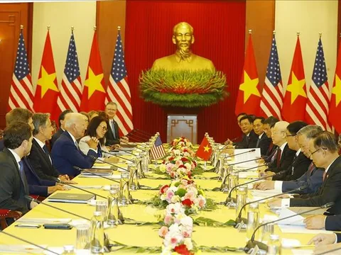 Tổng Bí thư Nguyễn Phú Trọng hội đàm với Tổng thống Hoa Kỳ Joe Biden