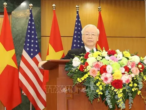 Phát biểu của Tổng Bí thư Nguyễn Phú Trọng với báo chí sau Hội đàm với Tổng thống Hoa Kỳ Joe Biden