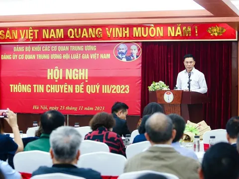 Hội Luật gia Việt Nam tổ chức Hội nghị thông tin chuyên đề quý III