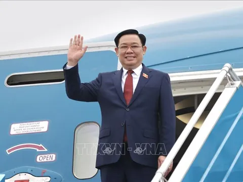 Chủ tịch Quốc hội Vương Đình Huệ lên đường dự Hội nghị cấp cao Quốc hội 3 nước Campuchia - Lào - Việt Nam; thăm, làm việc tại Lào và thăm chính thức Thái Lan