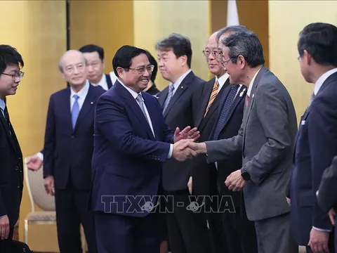 Thủ tướng Phạm Minh Chính tiếp Hội nghị sĩ hữu nghị Nhật – Việt