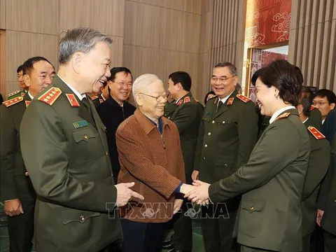 Tổng Bí thư Nguyễn Phú Trọng dự Hội nghị Đảng ủy Công an Trung ương