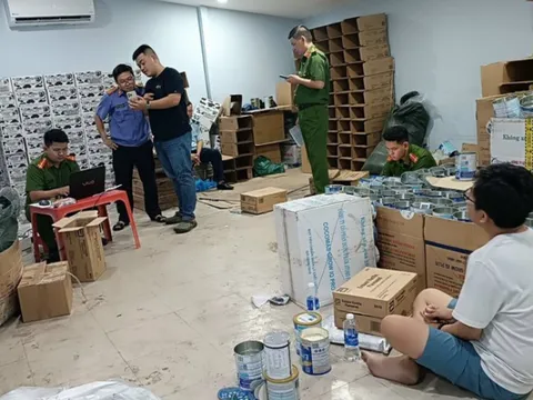 Công an TP.HCM thông tin vụ sản xuất, buôn bán sữa giả quy mô lớn