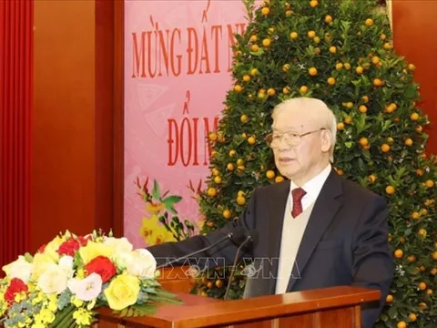 Phát biểu của Tổng Bí thư tại buổi gặp mặt chúc Tết lãnh đạo, nguyên lãnh đạo Đảng, Nhà nước