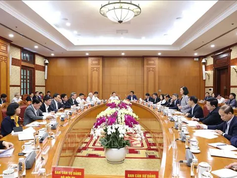 Hội nghị triển khai Chương trình làm việc của Bộ Chính trị, Ban Bí thư năm 2024