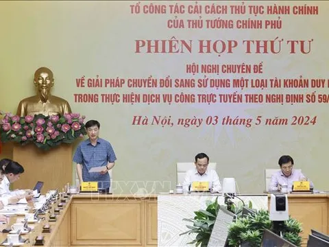 Từ ngày 1/7, sử dụng tài khoản duy nhất là VNeID trong thực hiện dịch vụ công trực tuyến