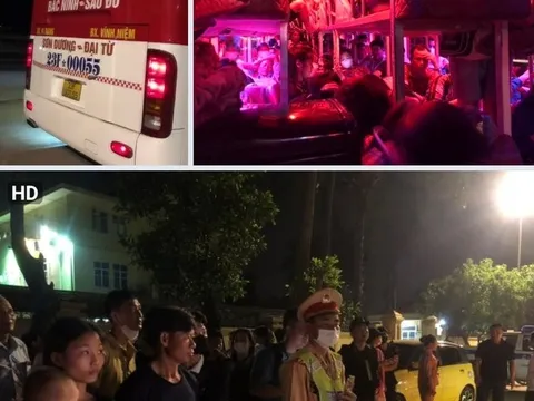 Phát hiện ô tô khách 43 chỗ nhồi nhét 90 hành khách