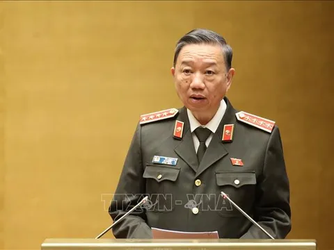 Chiều 21/5: Quốc hội miễn nhiệm chức vụ Bộ trưởng Bộ Công an với Đại tướng Tô Lâm