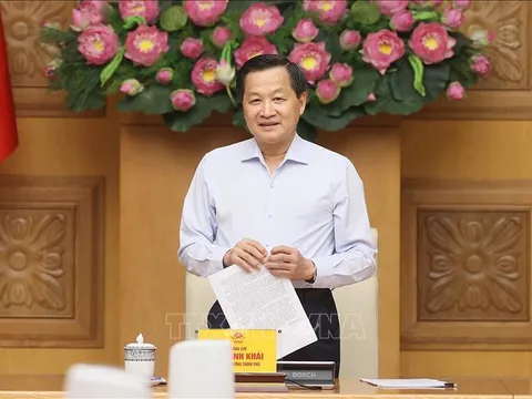 Phó Thủ tướng Lê Minh Khái chủ trì cuộc họp của Ban Chỉ đạo điều hành giá