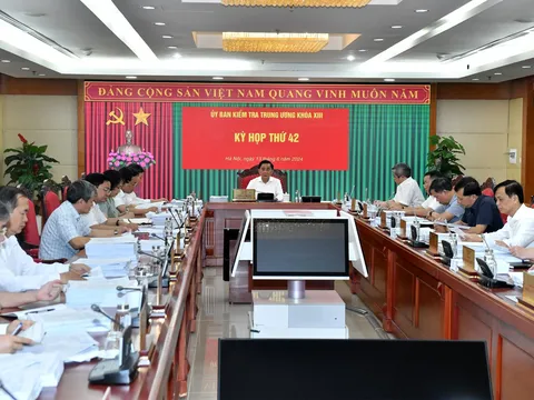 Kết luận của Ủy ban Kiểm tra Trung ương tại kỳ họp thứ 42