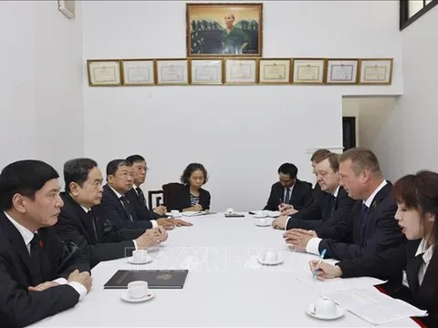 Chủ tịch Quốc hội Trần Thanh Mẫn tiếp Phó Chủ tịch Hội đồng Cộng hòa Belarus