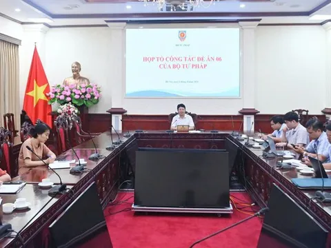 Bộ Tư pháp tiếp tục triển khai hiệu quả Đề án 06