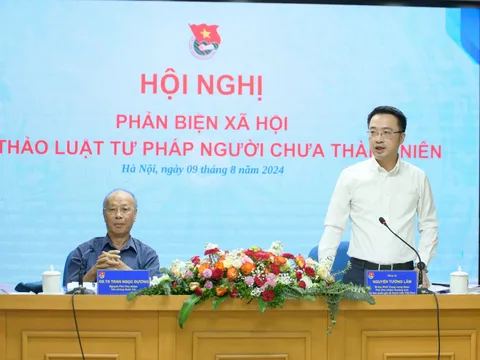 Góp ý hoàn thiện dự thảo Luật Tư pháp người chưa thành niên
