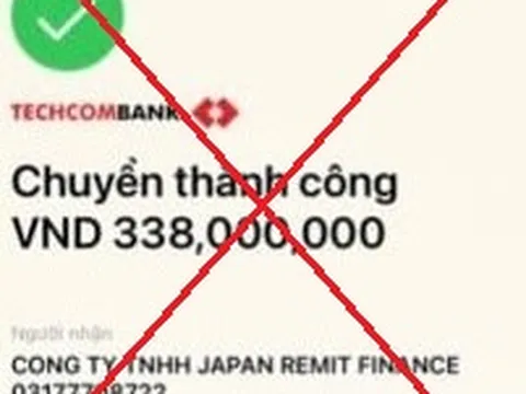 Cảnh giác những tài khoản ngân hàng của tổ chức, doanh nghiệp giả mạo