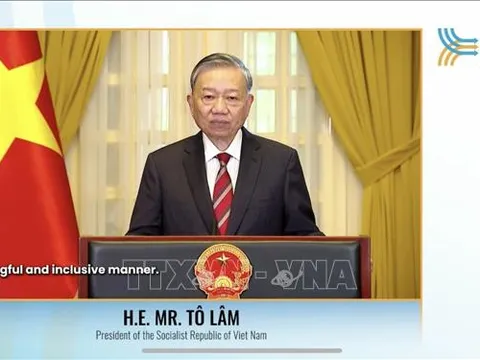Thông điệp của Tổng Bí thư, Chủ tịch nước Tô Lâm tại sự kiện Lời kêu gọi toàn cầu