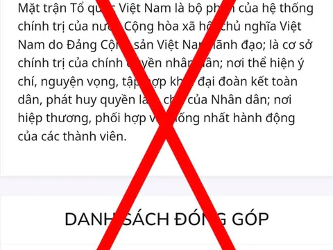 Không chuyển tiền vào tài khoản giả mạo MTTQ Việt Nam để ủng hộ đồng bào thiệt hại do bão số 3