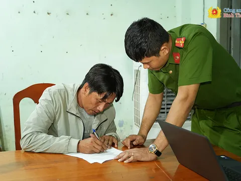 Tạm giữ đối tượng tấn công công an ở Bình Thuận