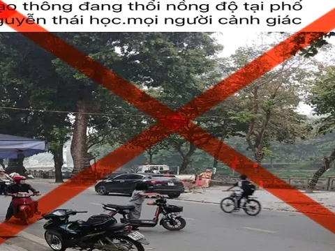Nam thanh niên bị xử phạt 7,5 triệu đồng vì 'báo chốt' CSGT
