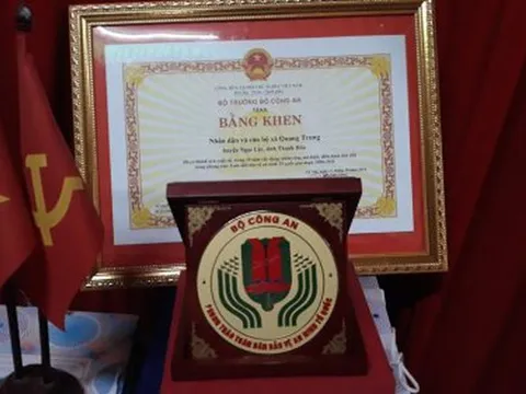 Đề xuất sửa quy định về hiện vật khen thưởng trong Công an nhân dân