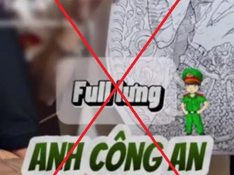 Xử phạt công ty thẩm mỹ đăng thông tin sai sự thật về việc công an xăm mình