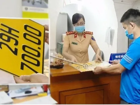 Bị mất biển số xe, có được tự đặt làm biển số mới?