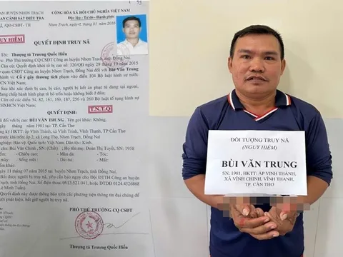 Bắt đối tượng truy nã sau 9 năm lẩn trốn